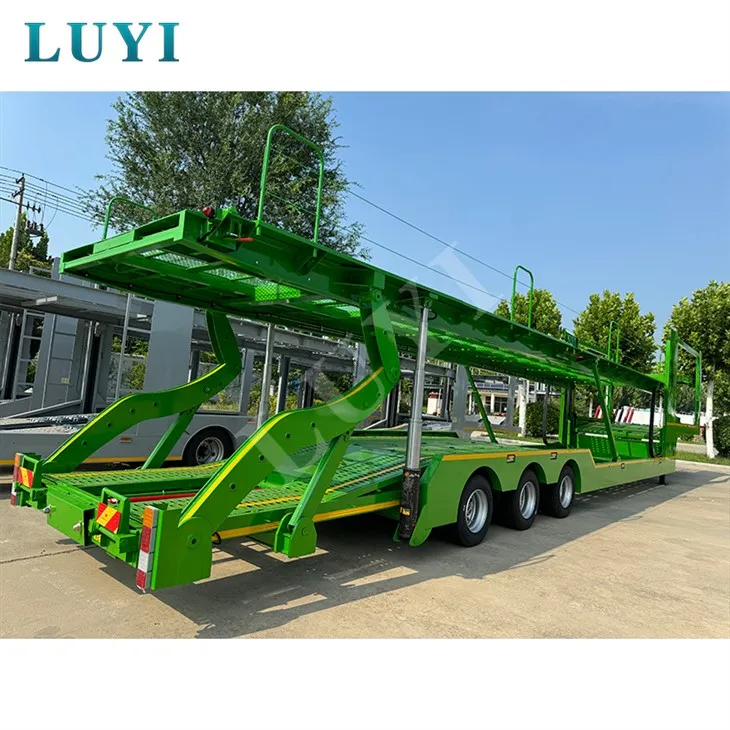 3 tengelyes autószállító utánfutó