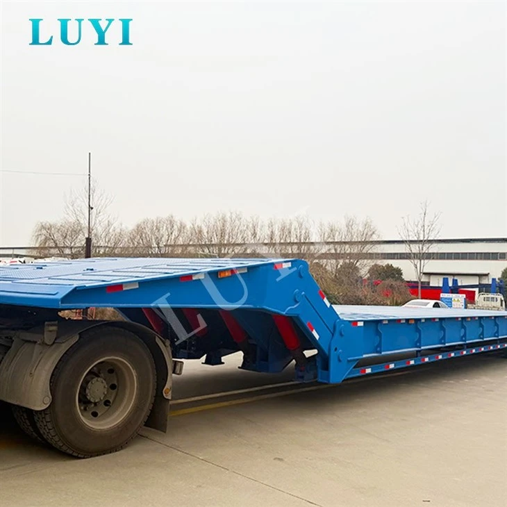 4 Axle Gooseneck Lowboy Trailer Low-Profile Semi Lowbed Truck Trailer suppliers 4 Axle Gooseneck Lowboy Trailer Low-Profile Semi Lowbed Truck Trailer suppliers