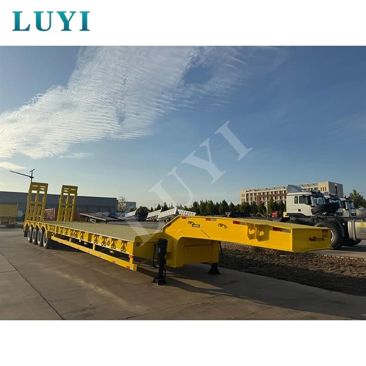 60Ton Container Transport Low-bed Semi-trailer high quality 60Ton Container Transport Low-bed Semi-trailer high quality