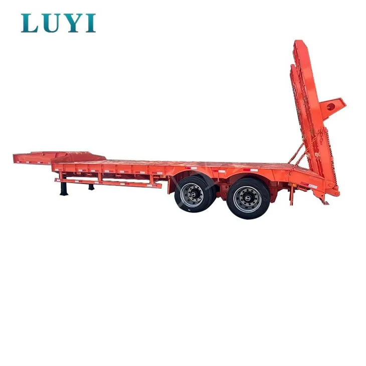 High Strength 2 Axle Low Bed 40Ton factory
