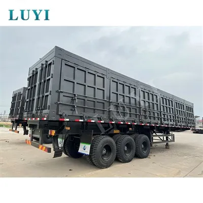 Nagy teherbírású oldalsó billenő pótkocsi