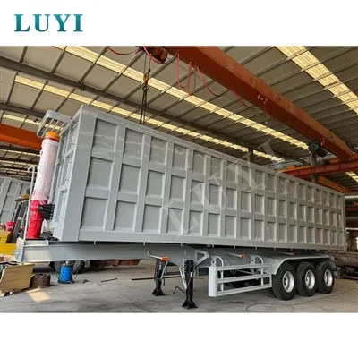 Téglalap alakú hátsó billenő pótkocsi